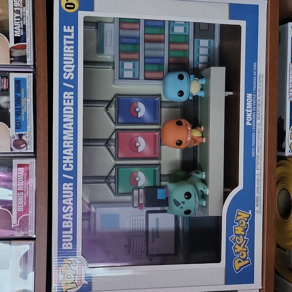 Bulbasaur, Charmander and Squirtle Funko Pop